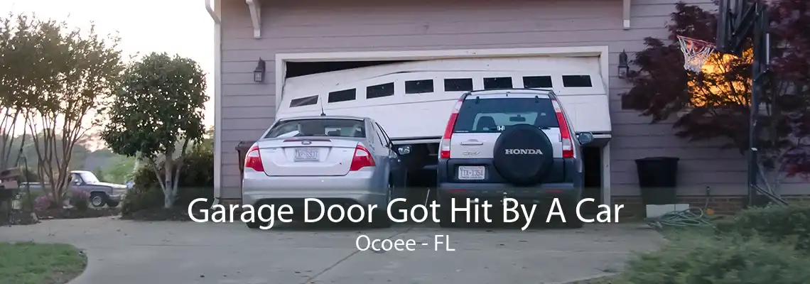 Garage Door Got Hit By A Car Ocoee - FL