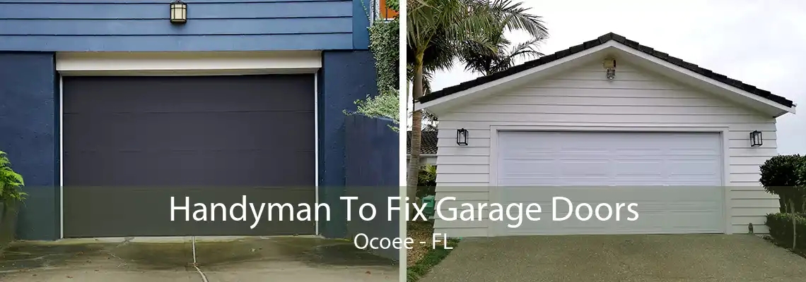 Handyman To Fix Garage Doors Ocoee - FL